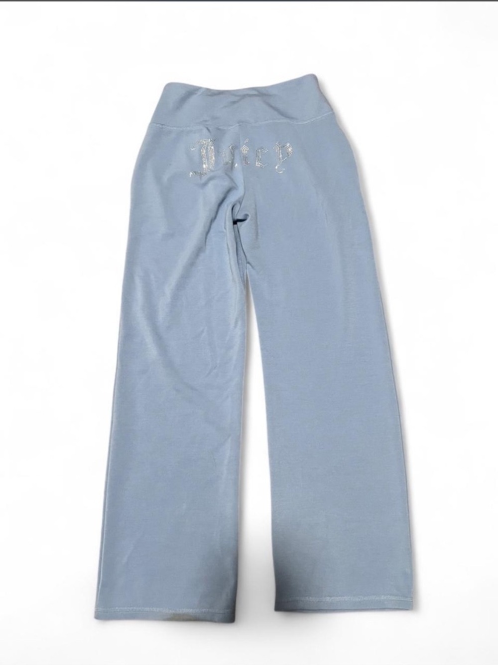 Juicy Couture Light Blue Active Leggings with silver bedazzle Logo - Picture 4 of 4
